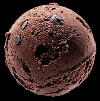 Bocha de helado de Chocolate Especial, imagen ilustrativa.