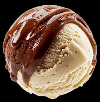 Bocha de helado de Dulce de Leche Super Luigi, imagen ilustrativa.