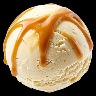 Bocha de helado de Dulce de Leche Tentación, imagen ilustrativa.